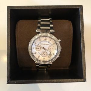 Michael Kors Parker Watch in Silver
